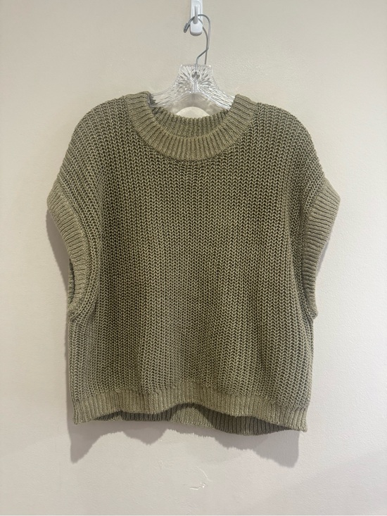 Apiece Apart Tops - Apiece Apart Olive Green Knit Sleeveless Sweater